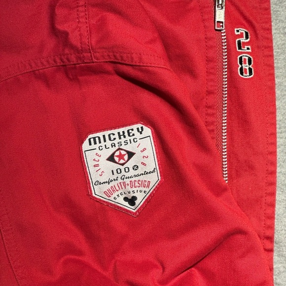 Disney Red Mickey Mouse Bomber Jacket - Picture 6 of 11